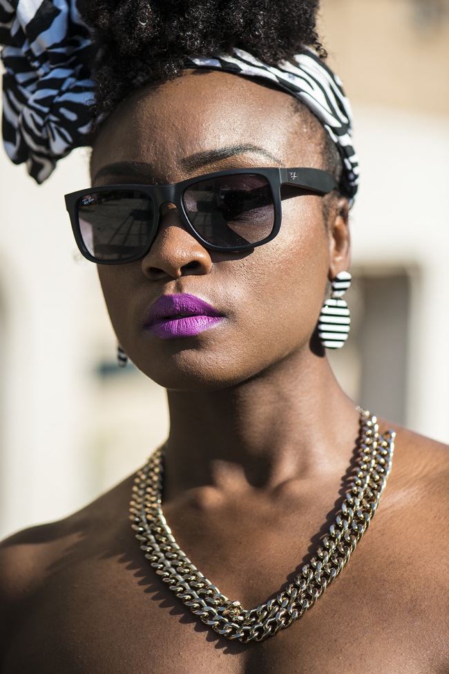 Fashionable black girls